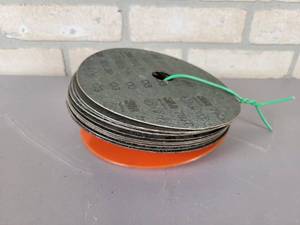 lot 1176 image: (12) NEW 7 Sanding Discs with Backer Pad