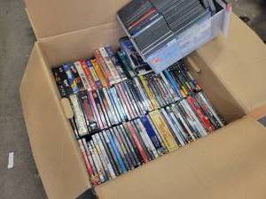 lot 1203 image: Large Lot of DVD & VHS Movies - NO SHIPPING