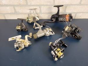 lot 1220 image: Lot of (7) Spinning Fishing Reels