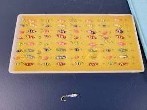 lot 1225 image: (64) Vintage Russian Fishing Lures - Each is Approx. 12 to 1 Long