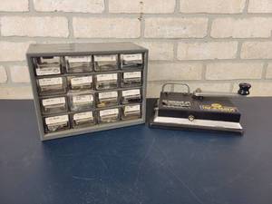 lot 1241 image: Top-O-Matic Cigarette Roller and Parts Organizer - NO SHIPPING