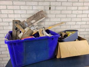 lot 1344 image: Large Lot of Painting and Drywall Supplies  Tools - NO SHIPPING