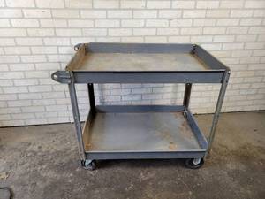lot 1348 image: Rolling Steel Shop cart - NO SHIPPING