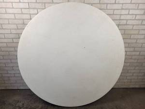 lot 1372 image: LIFETIME Round Poly Folding Table - 60 Diameter - NO SHIPPING