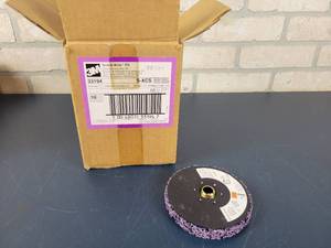 lot 1396 image: NEW - Case Of (10) 3M Scoth-Brite 4-12 Angle Grinder Stripping Discs - Part No. 33194