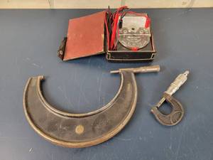 lot 1408 image: Midland Multimeter - ACDC and Ohms (2) Micrometers