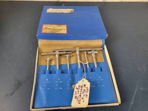 lot 1407 image: ENCO Mfg. 6pc Telescoping Gauge Set - From 516 to 6