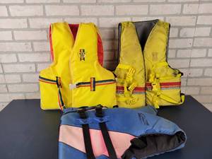 lot 1418 image: (3) Adult Life Jackets