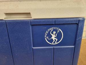 lot 1107 image: Coleman Underwood Chest Cooler w Top Access Door - Approx. 21 x 14 x 13 - NO SHIPPING