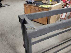 lot 1166 image: Tire Rack - 2x4 Construction and Painted - NO SHIPPING
