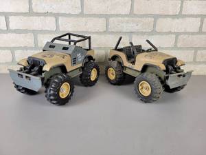 lot 690 image: (2) TONKA Enforcer Jeeps - Approx. 11 Long Each