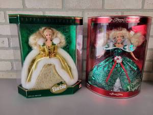 lot 700 image: (2) Special Edition Holidays Barbie Dolls in Original Boxes