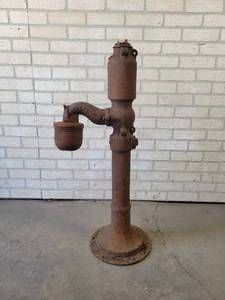 lot 521 image: Antique MYERS Cast Iron Well Pump - Approx. 36 Tall - NO SHIPPING