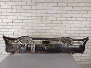 lot 516 image: 1956 Chevrolet Bel-Air Dash Panel Assembly - Awesome Wall Hanger - NO SHIPPING