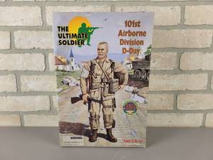 lot 549 image: WW2 - The Ultimate Soldier 101st Airborne Division D-Day 12 Action Figure in Original Box