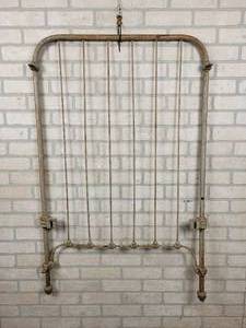 lot 622 image: Antique Iron Crib End - Approx. 46 x 29 - NO SHIPPING