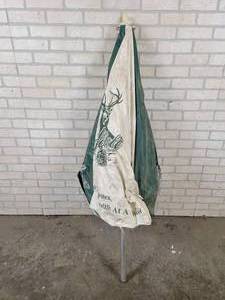 lot 957 image: Schells Brewery Patio Umbrella - Approx. 6 Diameter - NO SHIPPING