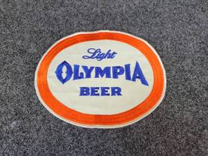 lot 596 image: Large Vintage Olympia Light Beer Patch - 8-12 x 7