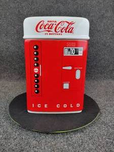lot 598 image: Coca-Cola Cooler Shaped Cookie Jar - Approx. 7 x 7 x 11