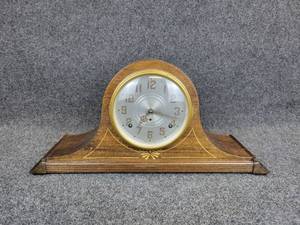 lot 602 image: Plymouth Mantle Clock, ca. 1930s - Approx. 20 x 6 x 9