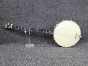 lot 627 image: Antique SS Stewart 5 String Orchestra Banjo - Serial Number 19924, ca. 1898