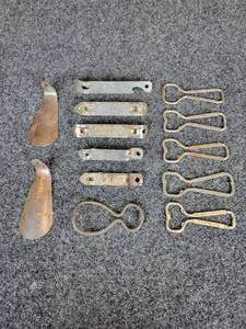 lot 630 image: Lot of Can & Bottle Openers - Hamms Beer, Schells, Pabst, Falstaff, Kato Lager, and Grain Belt