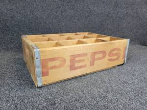 lot 669 image: Vintage Pepsi Bottle Crate - Approx. 17 x 12 x 5