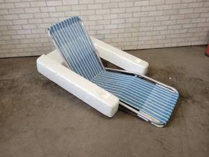 lot 711 image: Vintage Floating Pool Chair - NO SHIPPING