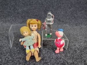 lot 755 image: Vintage & Antique Toys - Buffy with Mrs. Beasley, Barclay Manoil Deep Sea Diver, and Celluloid Donald Duck