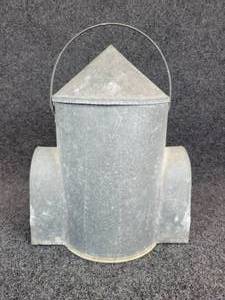 lot 759 image: Unique Vintage Galvanized Chicken Waterer