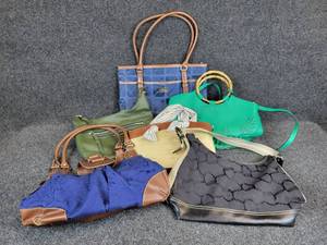 lot 783 image: Lot of (6) Handbags - Chaps, Nine & Co., Rosetti, and More