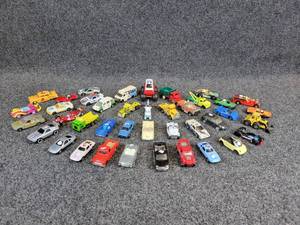 lot 809 image: Lot of Toy Cars - Matchbox, Hot Wheels, Johnny Lightning, Corgi, and More