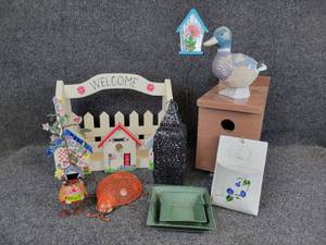 lot 813 image: Lot of Home & Garden Dcor - NO SHIPPING