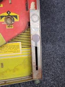 lot 831 image: Vintage Sky Ride Bagatelle Board by Joseph Schneider, Inc.