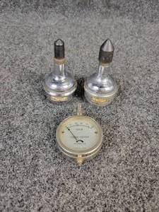lot 834 image: Pair of Vintage AC Delco Tachometers and Beede Pocket 0-50 DC Voltmeter