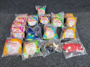 lot 894 image: Lot of McDonalds Happy Meal Toys - 1993-2006 - Lion King II, Simbas Pride Winnie the Pooh, Babe, Animal Pals, and Beanie Babies