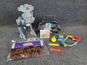lot 914 image: Star Wars Assault Walker, Jared Allen Headband, and Fisher-Price Doctors Kit