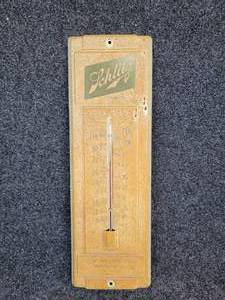 lot 923 image: Schlitz Thermometer - TOW DISTRIBUTING of Mankato