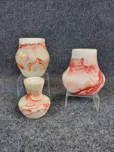 lot 937 image: Lot of (3) Nemadji Indian Pottery Pieces