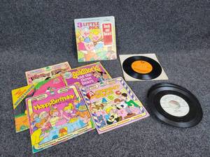 lot 956 image: Lot of Childrens 45 Records - Record & Storybook sets, Christmas Music, and More