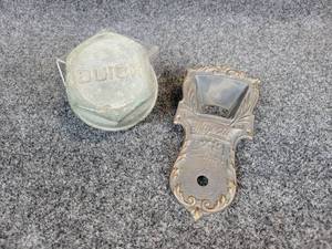 lot 966 image: Vintage Buick Hubcap and Majestic Bottle Opener