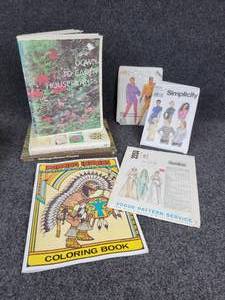lot 989 image: Lot of GardeningHouseplant Books, Vintage Vogue Wedding Dress Pattern, and More