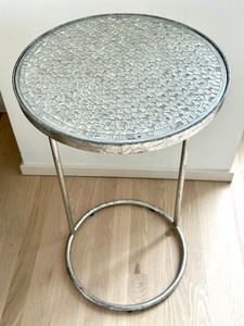 lot 74 image: Pier 1 Mosaic Top Accent Table