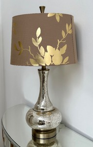 lot 72 image: Decorative Metallic Table Lamp