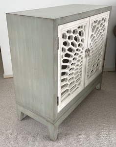 lot 21 image: Charming Cabinet with Mirrored Doors