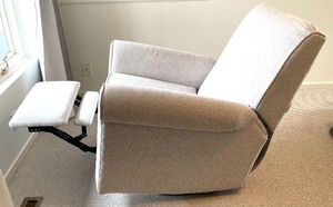lot 29 image: Pottery Barn Kids Swivel Reclining Glider