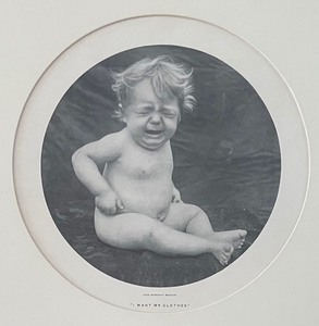 lot 148 image: Framed Print I Want My Clothes from Brownings Magazine