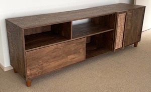 lot 150 image: Modern Style Console Media Cabinet