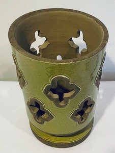 lot 161 image: Cut Out Vase or Candle Holder