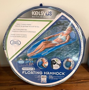 lot 164 image: New Kelsyus Floating Hammock and Jasonwell Unicorn Pool Float